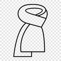 winter, scarf, neck scarf, infinity scarf icon svg