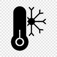 winter temperature, cold temperature, extreme cold temperature, frosty temperature icon svg