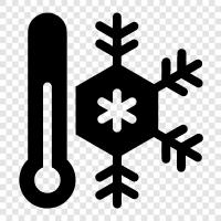 winter, snow, ice, cold weather icon svg