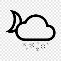 winter, snow, white, christmas icon svg