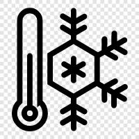 winter, snow, ice, frigid icon svg