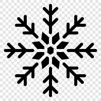 winter, snow, flakes, snowflakes icon svg