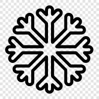 Winter, Schnee, Flocken, Eis symbol