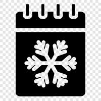 winter, cold, snow, Christmas icon svg