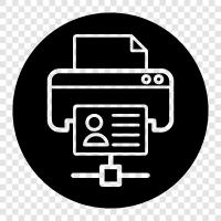 wired network printer, wireless network printer, network printers, network printing icon svg