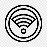 wireless, internet, router, signal icon svg