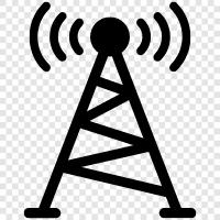 drahtlose Antenne, drahtloses Antennensystem, drahtloser Antennensender, drahtloser Antennenempfänger symbol