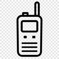 wireless communication, communication, two way radios, walkie talkie for sale icon svg