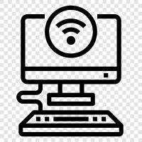 WLAN, Internet, Router, Signal symbol