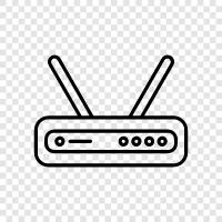 wireless, connection, router, access point icon svg