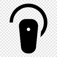 Wireless Headset, A2DP, AVRCP, HFP icon svg