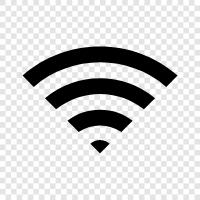 kabellos, Router, Signal, Signalstärke symbol