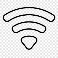 беспроводная, беспроводная сеть, защита WiFi, пароль WiFi Значок svg