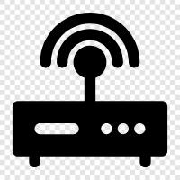 wireless, wifi network, broadband, networking icon svg