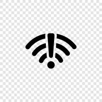 Probleme mit der drahtlosen Netzwerkverbindung symbol