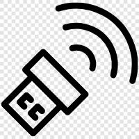 wireless networking, WiFi, WiMAX, cellular Wire icon svg