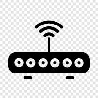 Kablosuz Router, LAN Router, ISP Router, Kablosuz ISP Router ikon svg