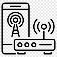 WirelessRouter, WirelessNetzwerkSicherheit, WirelessNetzwerkFehlersuche, WirelessNetzwerkSetup symbol