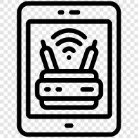 wireless router, 3g router, 4g router, router for tablets icon svg