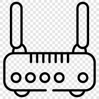 wireless router, wired router, wireless internet, internet router icon svg