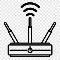 Wireless Router, Router Guide, Router Tips, Router Reviews icon svg