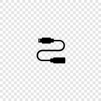 wires, audio, video, data icon svg