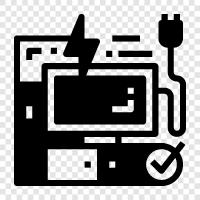 wiring, circuit, transformer, outlet icon svg