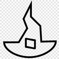 Witch Hat icon svg