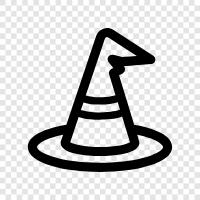 Witch Hat Ideas, Witch Hat Tutorials, Witch Hat Patterns, Witch Hat icon svg