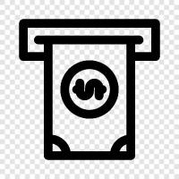 withdraw, cash, pay, money icon svg