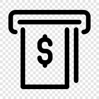 withdrawal, cash, withdraw, money icon svg