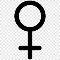 frau, lady, mädchen, junge frau symbol