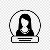 woman, girl, lady, female officer icon svg