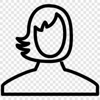 woman user, female user, women users, female users icon svg