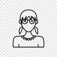 woman WITH glasses, women with glasses, eyeglasses for women, glasses icon svg