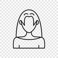woman with long hair, long haired woman, women with long hair, Longhair Woman icon svg
