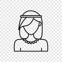 womanhood, lady, femininity, womanly icon svg