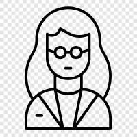 womanhood, females, Woman icon svg