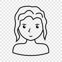 women, girls, Female icon svg