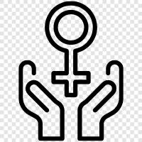 women s rights, women s issues, feminist theory, women s history icon svg