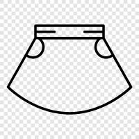 women s skirts, women s clothing, women s fashion, skirts for women icon svg