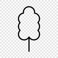 wood, branch, trunk, leaves icon svg