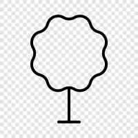 Holz, Holzschnitzel, Sägemehl, Baum symbol