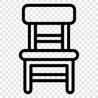 wooden chair, children s chair, office chair, ergonomic chair icon svg