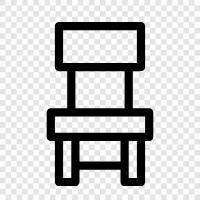 wooden chairs, wooden furniture, wooden table, wooden bed icon svg