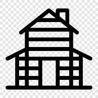 wooden homes, wooden architecture, wooden floors, wooden stairs icon svg