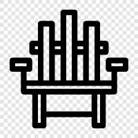 wooden outdor chairs, wooden outdor, wooden outdor chair icon svg