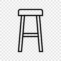 wooden, office, chair, office chair icon svg