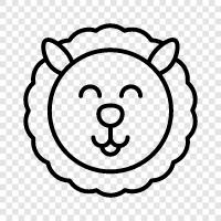 wool, fleece, lambs, wool production icon svg