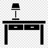 work, computer, office, table icon svg